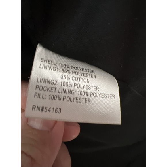 Calvin Klein Women's Black WinterCoat W/ Removable Hoodie Size XL RN#54163 - Picture 7 of 10